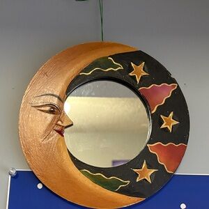 90’s Celestial Moon and Stars Wall Mirror